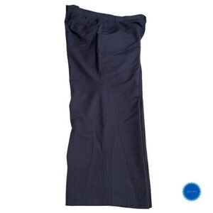 COLLECTION By Michael Strahan Men's Dress Pants Navy Flat Front 50W x 32L NEW